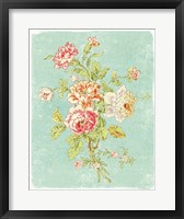 Framed Cottage Roses VIII Bright