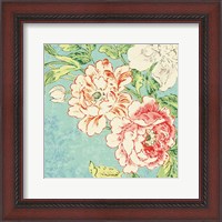 Framed Cottage Roses V Bright