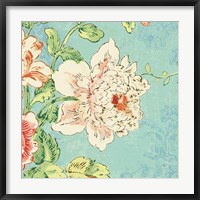 Framed Cottage Roses IV Bright