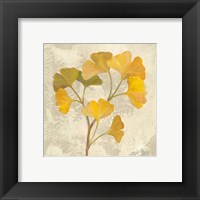 Framed 'November Leaves III' border=