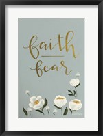 Framed Faith Fear Flowers