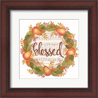 Framed Blessed Wreath