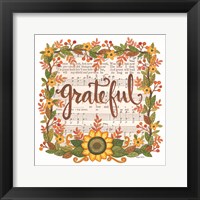 Framed Grateful Wreath