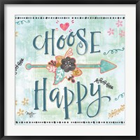 Framed Choose Happy