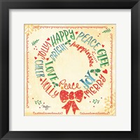 Framed Christmas Wreath