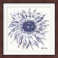 Framed Blue Sunflower