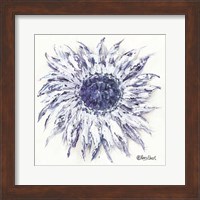 Framed Blue Sunflower