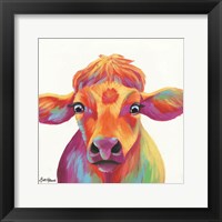 Framed 'Cheery Cow' border=