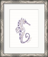 Framed S is for Seahorse