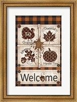 Framed Autumn Welcome