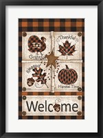 Framed Autumn Welcome