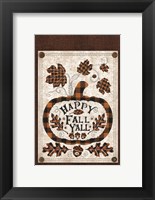 Framed Happy Fall Y'all