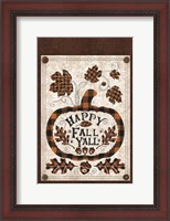 Framed Happy Fall Y'all