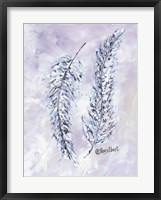 Framed Feathers in Blue