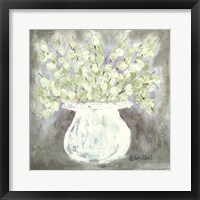 Framed White Vase