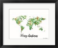 Framed Merry Christmas World