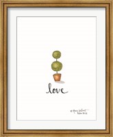 Framed Little Love Topiary