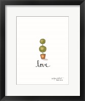 Little Love Topiary Framed Print