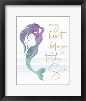 Framed My Heart Belongs to the Sea