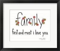 Framed Family First and Most
