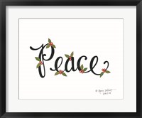 Framed Peace with Berries