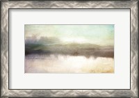 Framed Soft Lake Landscape