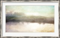 Framed Soft Lake Landscape