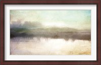 Framed Soft Lake Landscape