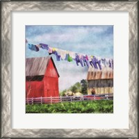 Framed Clothesline Farm