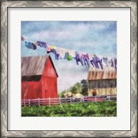 Framed Clothesline Farm