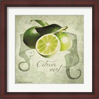 Framed Vintage Limes Citron