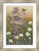 Framed Welcome Spring