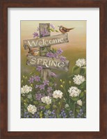 Framed Welcome Spring