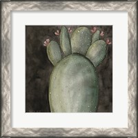 Framed Big Blooming Cactus I