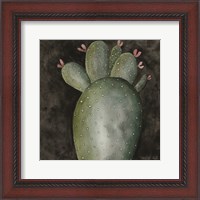 Framed Big Blooming Cactus II