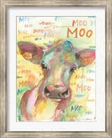 Framed Country Cow
