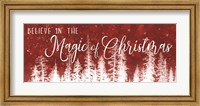 Framed Believe in the Magic of Christmas