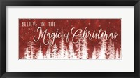 Framed Believe in the Magic of Christmas