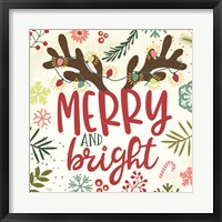 Framed Merry & Bright