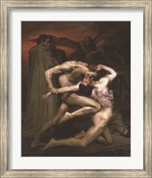 Framed Dante and Virgil in Hell, 1850