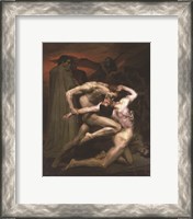 Framed Dante and Virgil in Hell, 1850