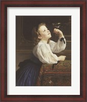 Framed L'Oiseau Cheri, 1867