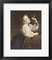 Framed L'Oiseau Cheri, 1867