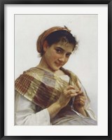 Framed Breton Girl, 1889
