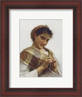 Framed Breton Girl, 1889