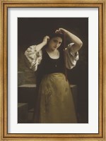 Framed La Toilette Rustique, 1869