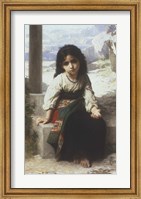Framed Petite Mendiante, 1880