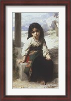 Framed Petite Mendiante, 1880