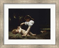 Framed Young Woman and Child, 1881
