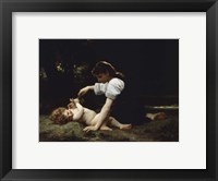 Framed Young Woman and Child, 1881